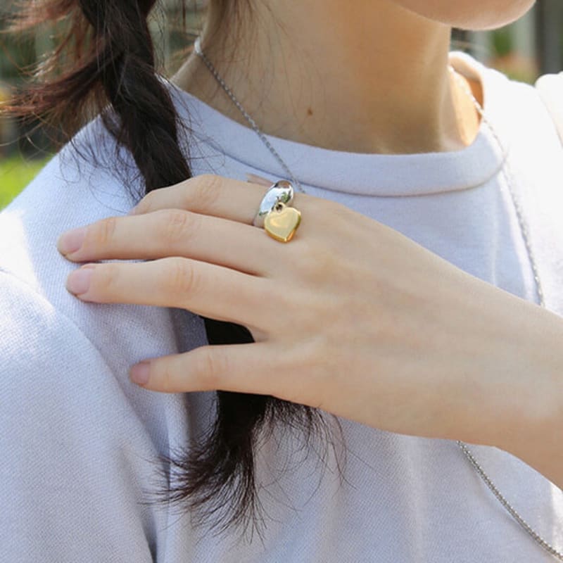 Reste klobiger Herzring