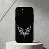 G-Gothic butterfly Phone Case For iPhone 17,16,15,14,13,12,11 Plus,Pro Max,SE4Soft Silicone Black Cover