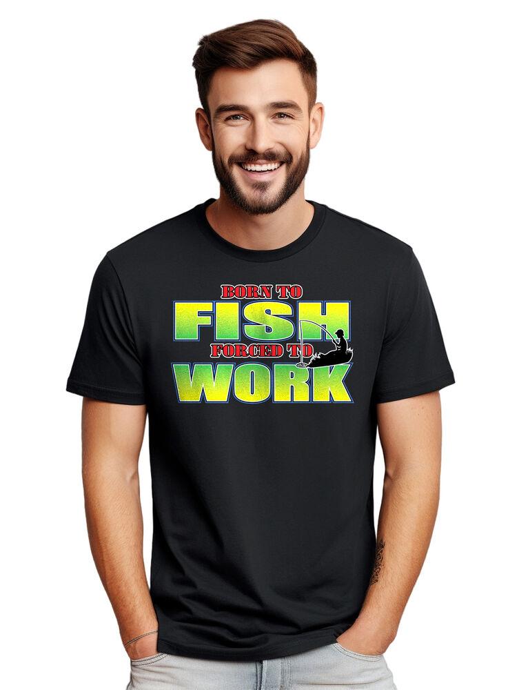 Born To Fish T-shirt - Reel 'em In with Humor! Funny T-shirt, Unisex Printed Des