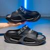 Men Thick Sole Non Slip Sandals Outdoor Driving Two Wear Beach Casual Shoes
