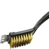 Metal Grill Brush with Scraper Grill Cleaning Brush Durable Stainless Steel Bristle Grill Accessories