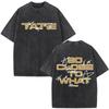 Tate McRae So Close To What  Album Tour Washed Tshirt Men Women Cotton Short Sleeve Summer Vintage T Shirt Tops Fans Gift