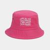 Hat Women's Fashion Summer Letter Embroidered Bucket Hat Men's Outdoor Breathable Sunscreen Sun Hat Versatile Outing Basin Hat