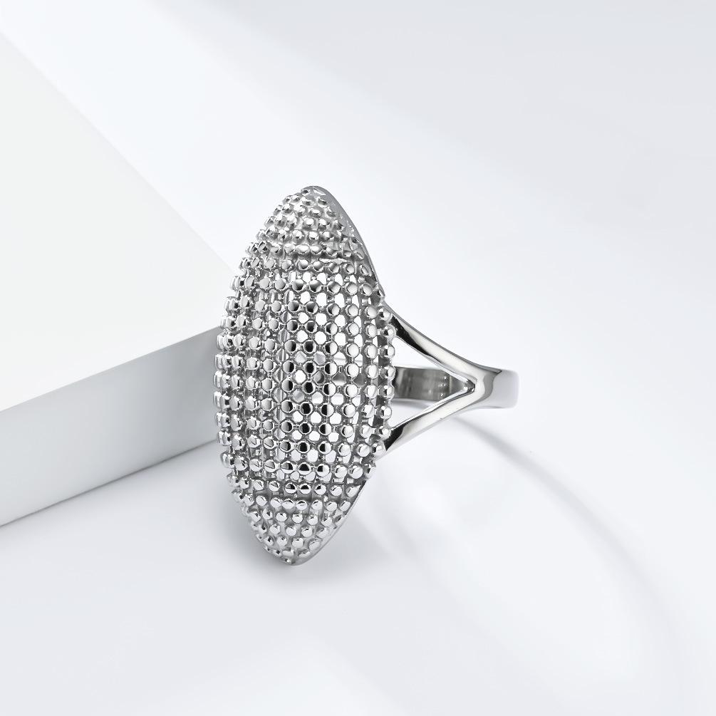 2026 European and American Exaggerated High-end Plated 18K Gold Hollow Women's Ring Ring Women's Fashion Wear Accessories