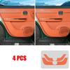 Car Door Anti Kick Leather Stickers For GAC Trumpchi S7 2025-2026 Door Edge Protector Pad Interior Accessories