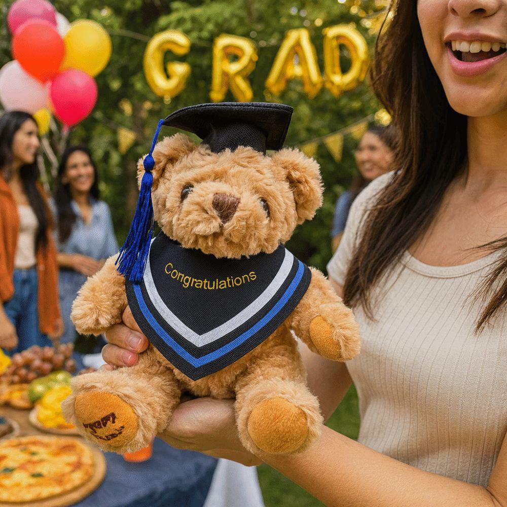 20cm Doctor Bear Doll Graduation Season Graduation Bear Surprise Gift Bear Animal Doll Room Decor