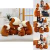 Adorable Capybara Plush Toy Soft Cuddly Water Pig Pillow For Kids Birthday Gift