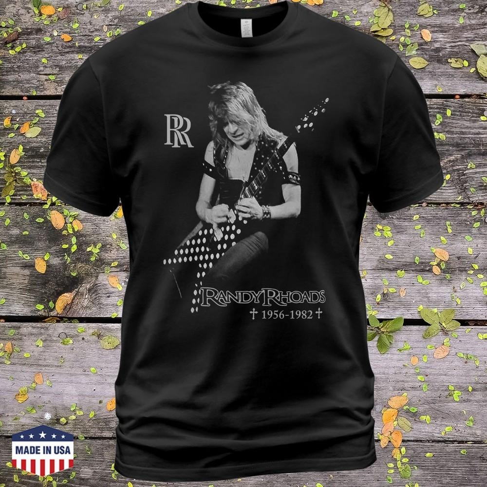 Cotton T-Shirt Randy Rhoads Quiet Riot II Album Tee Look in Any Window Ravers Unisex T-Shirt XL