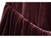 European & American Style Women's Velvet Bodycon Bustier Dress - Fashionable and Versatile Hot Seller