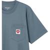 Carhartt WIP Classic Heart Logo Casual Regular Sleeve T-Shirt Women Tops CHXTEI032180Q