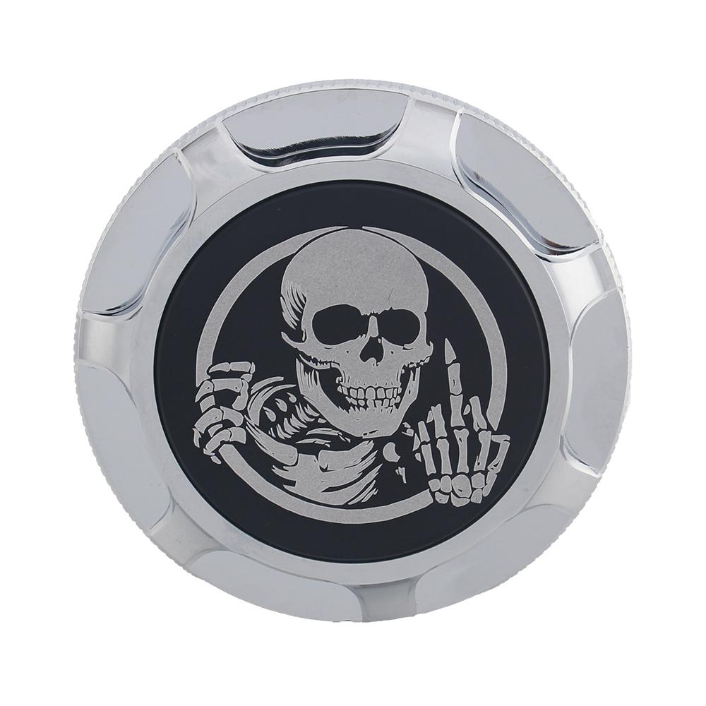 Motorcycle Custom Skull Decorative Oil Cap Fuel Gas Tank Cover Fits For Harley Sportster XL48 883 1200 Touring FLHR Dyna Softail