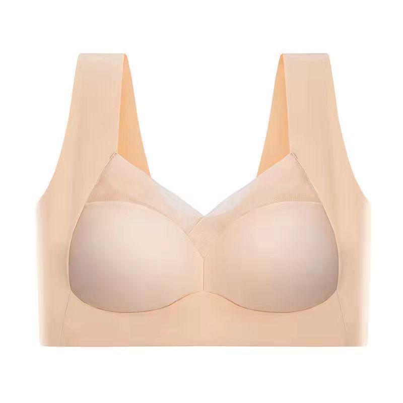 Women's Seamless Sports Bra: Anti-Sagging, Side Lift, Sexy Large Size