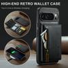 DG.MING M5 Series For Google Pixel 9 Pro XL Case Detachable Magnetic Leather Phone Cover with Card Slots