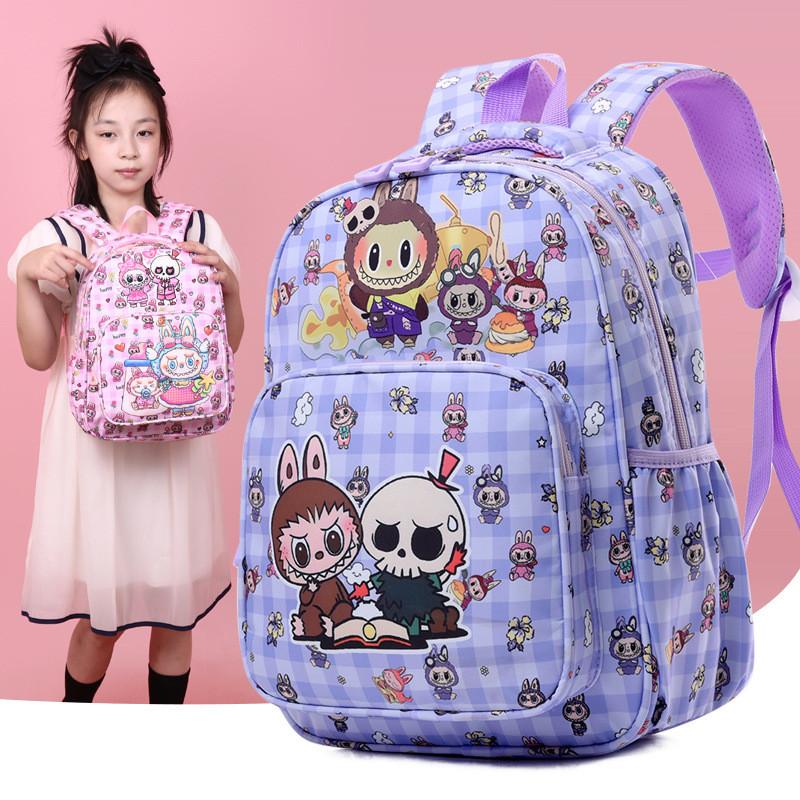 Adorable Labubu Children's Backpack In Cute Cartoon Style Perfect For School Use