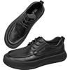 HLA Men's Casual Lace-Up Leather Shoes