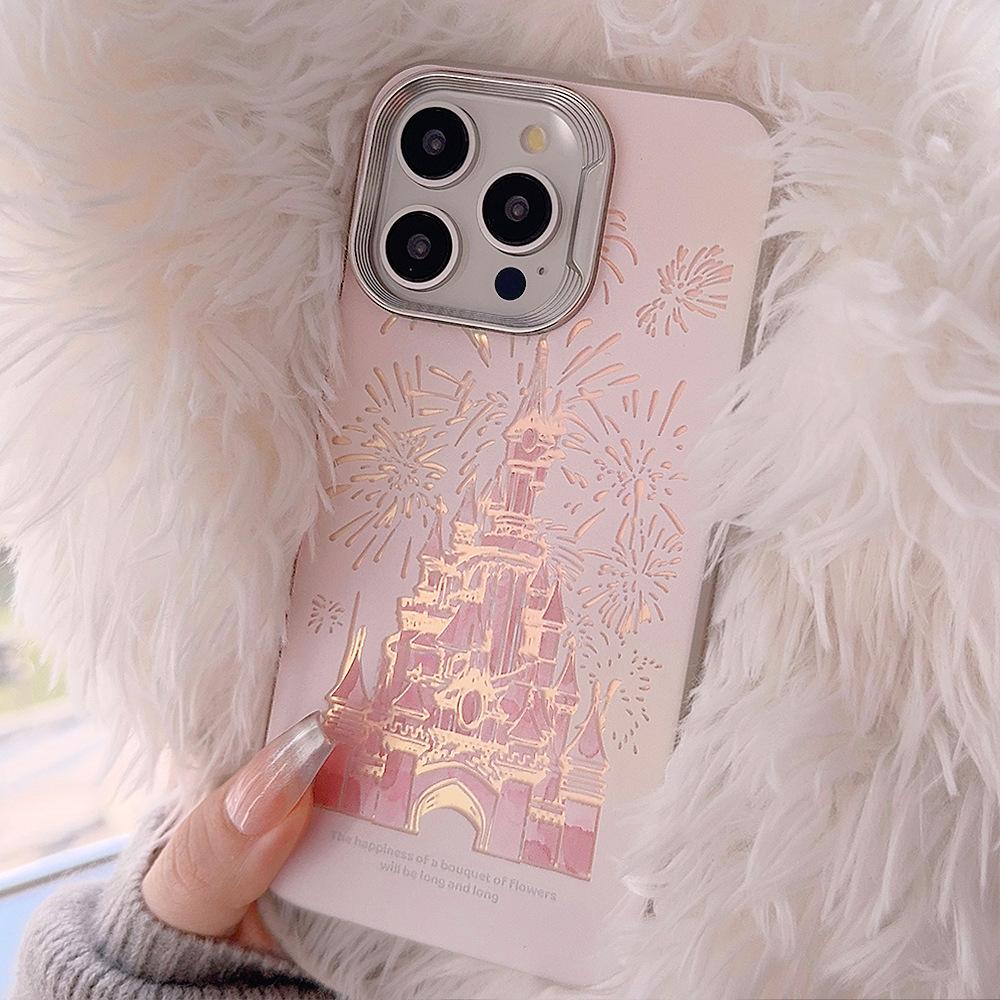 Dream Castle Fireworks Iphone15 for 14Promax Mobile Phone Case 16 Apple 13 Laser 11 Huawei Hard 14