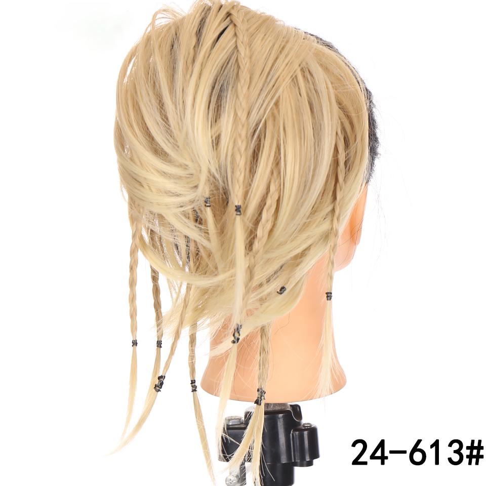 Chignon con trecce sintetiche disordinate e chignon con piccoli elastici  per capelli intrecciati, avvolgono l'estensione della coda di cavallo per  le donne naturali – acquista a prezzi convenienti sul marketplace Joom, image size:960x960