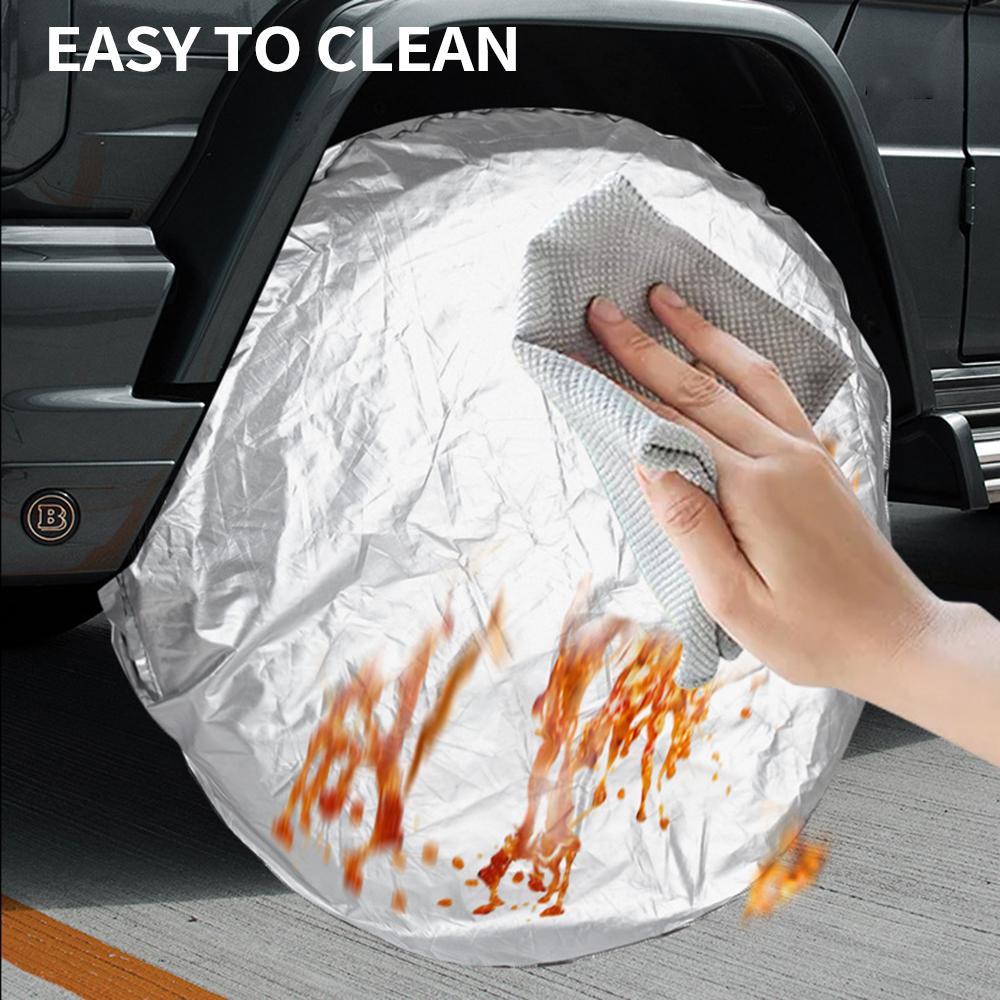 4Pcs Spare Tire Wheel Covers, 29 " " 32 " " Waterproof Dustproof Tire Covers Universal Fit for RVs Cars