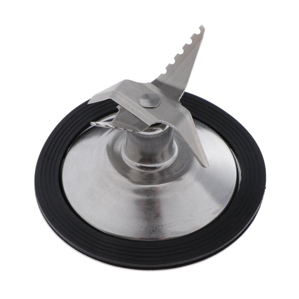 Ice Crushing Blade Gasket Spare Part for Braun Blender Ice Crusher Accessory Blender Cross Ice Blade AndSealing Ring Replacement