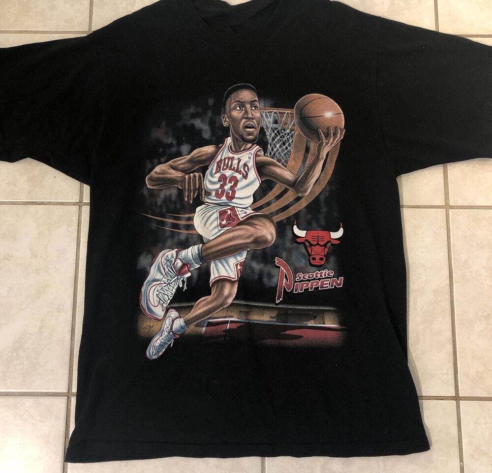 Scottie Pippen Basketball Men T-shirt Black Unisex S to 5XL JJ4461 Unisex T-Shirt XXXXL