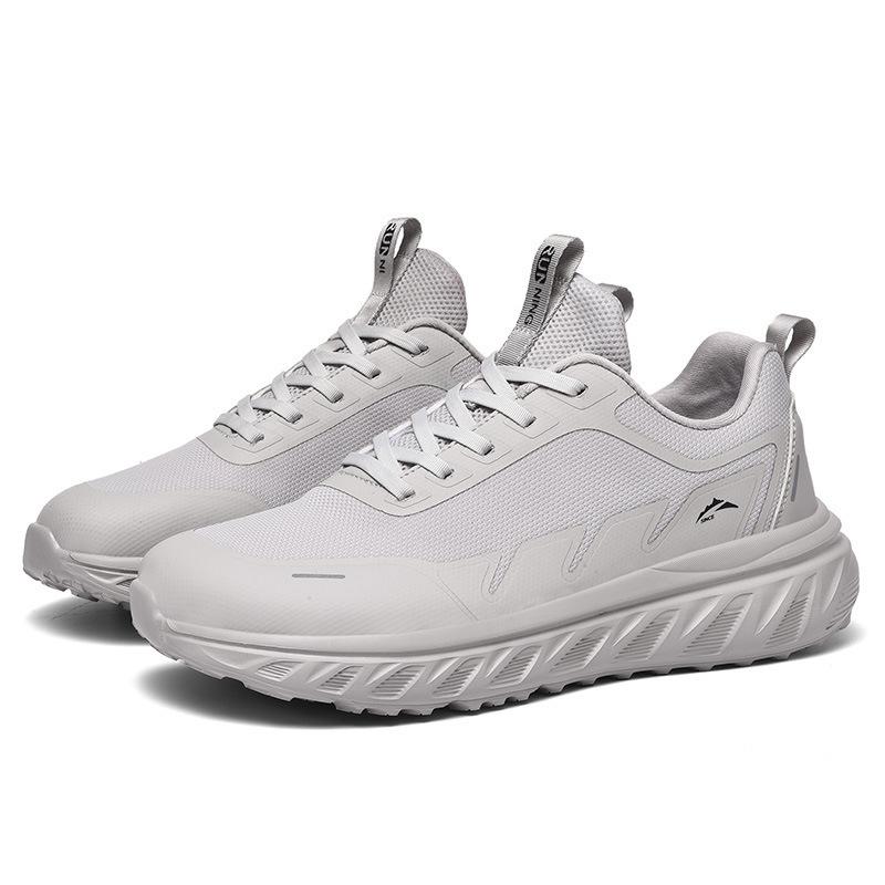 Large Size Lightweight Wide Head Casual Sports Shoes Fly-Woven Mesh Men'S Shoes Fat Feet Fat Barefoot Running Shoes