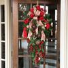 Creative Wreath Wall Hanging 60 Christmas Upside Down Tree Half Tree Christmas Decorations