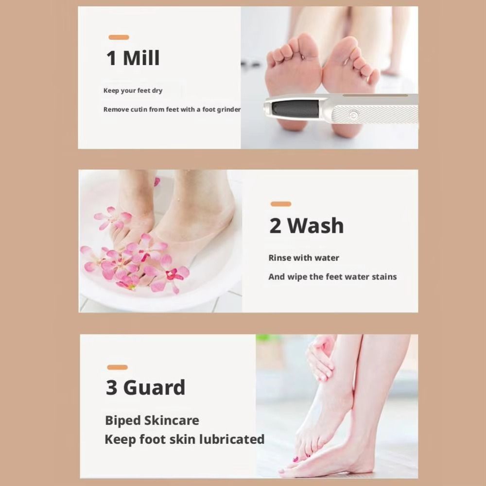 Exfoliating Electric Callus Remover Adjustable Foot Grinder Electric Foot File Home Use