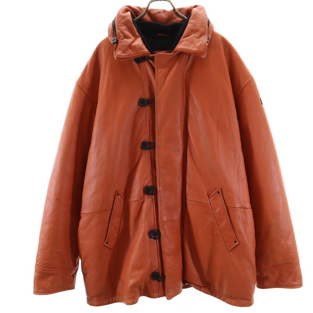 

Guess Old leather Batting coat XL Orange Men s Used
