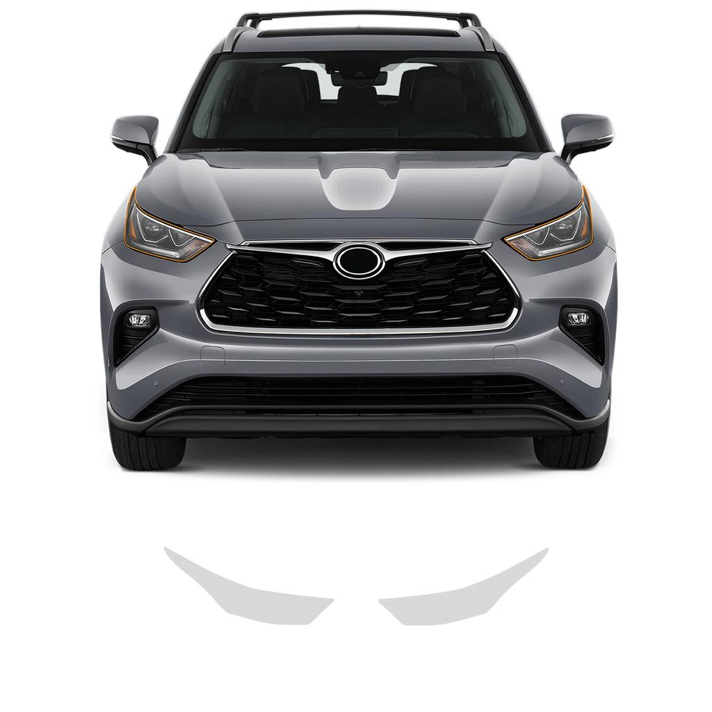Pre-Cut TPU PPF Clear Paint Protection Film 8.5mil for Toyota Highlander 2020-2024 Headlight and Rearview Mirror Kit