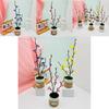 Faux Plant With Silk And Plastic Materials For Living Room Garden Decoration