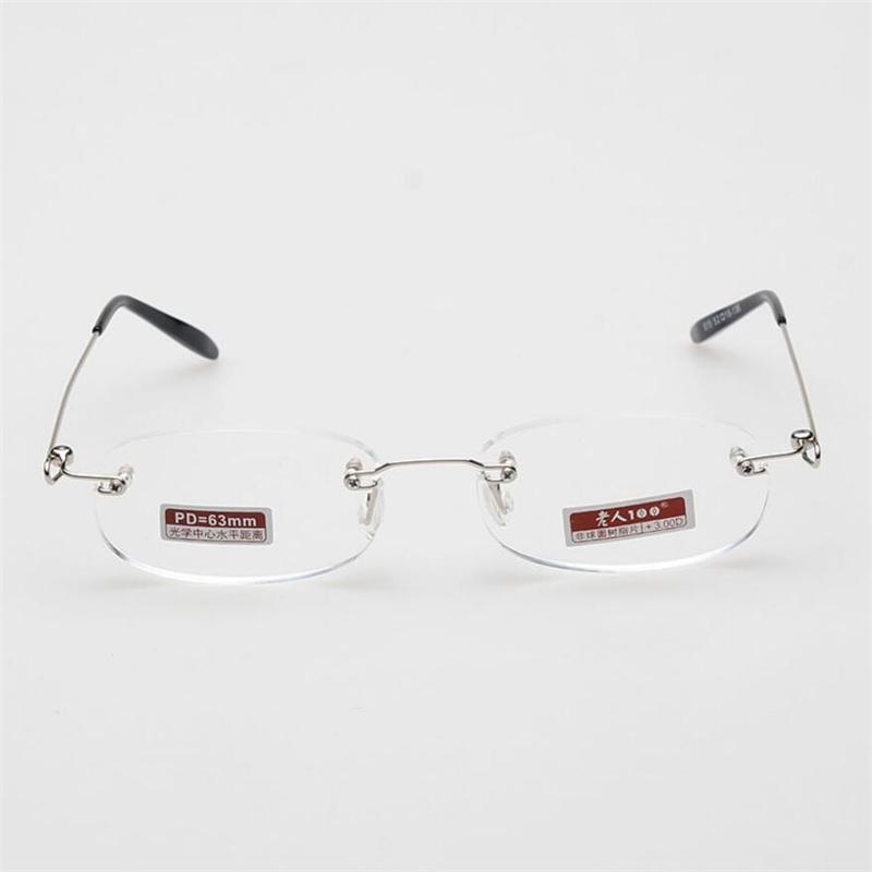 New Frameless Myopic Glasses Frame Eyeglasses Men Women Ultralight Rimless Frame Myopia Glasses 100 ~ 400 Degrees