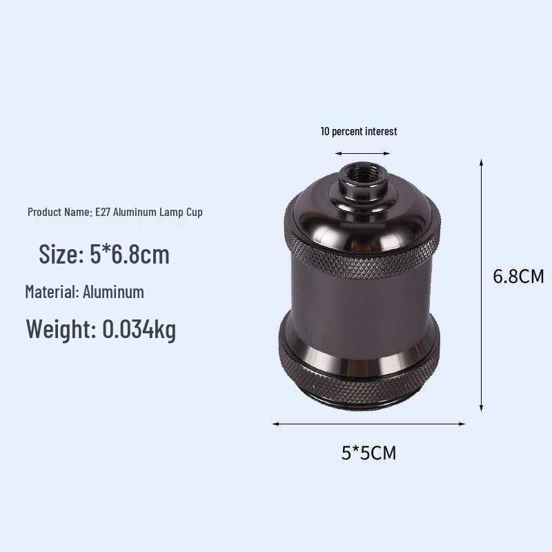 Antique E27 Edison Retro Aluminum Pendant Lamp Holder