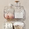 Wall Mounted Cotton Pad Storage Box Practical Hanging Cotton Pad Holder Storage Holder For Organized Living Spaces