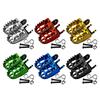 Motorcycle Footrests Adjustable Highway Foot Rest Pedal Aluminum Rubber Nonslip Foot Pedal for XR250