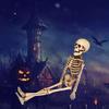 Human Skeleton Scary Skull Haunted House Halloween Prop Party Decor Atmosphere