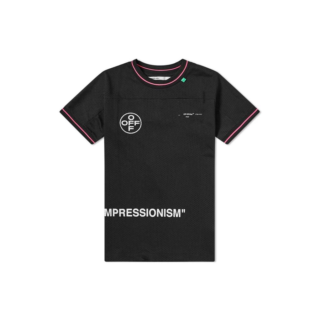 OFF WHITE T Shirt Regular Fit Men's Black OMAA022R191010151028