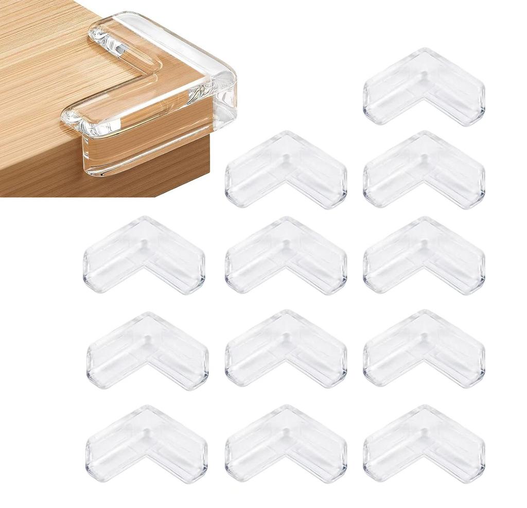 4-20PCS Children Safety Silicone Transparent Protective Cover Children's Anticollision Table Corner Edge Protective Cover Guards
