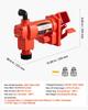 Fuel Transfer Pump 230V, 15 GPM 57 L/min, AC Electric Oil Transfer Pump, 8 ft/2.4 m Max Suction Lift, 37 ft/11.28 m Max Lift, Overheat Protection, for