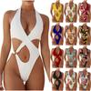 Women's Bikini Swimwear One-Piece Vintage Conservative Sexy Swimsuit Swimming Beachwear