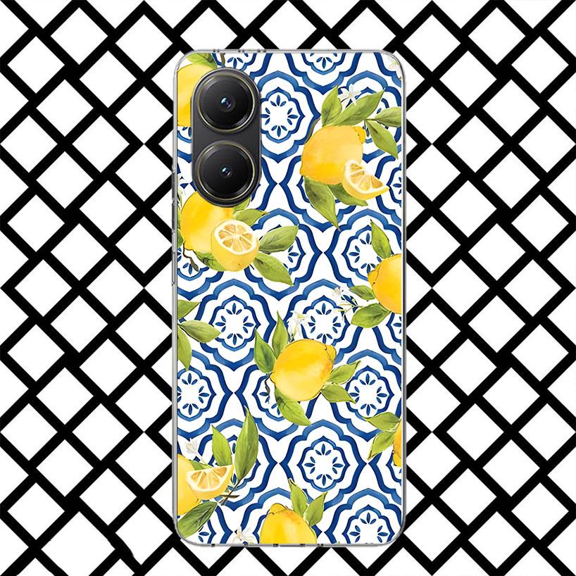 Mediterranean Lemon Phone Case for Xiaomi Poco F7 Ultra X7 X6 X5 Pro X4 Gt M8 M7 Redmi 15 15C 13 13C 12 12C Soft Cover Fundas Po