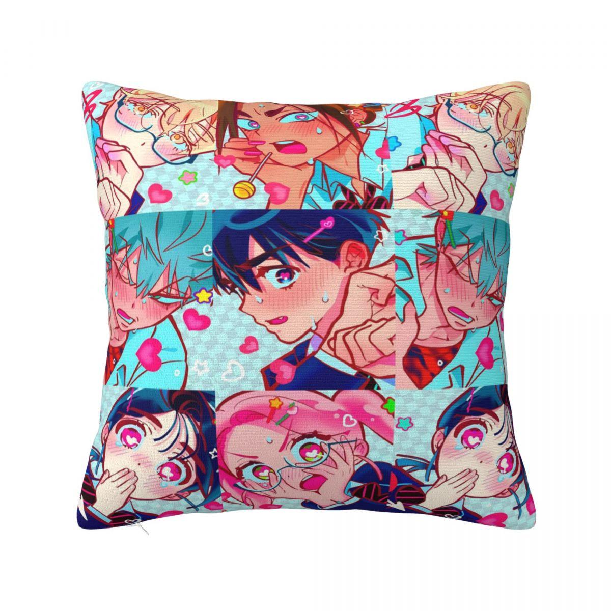 Alien Stage Anime Quadratische Kissenhülle VIVINOS MIZI SUA HYUNA Kissenbezüge Personalisierte Dekorative Kissenhülle für Sofa 40x40cm 50cm x 50cm