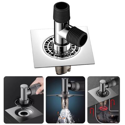 Washing Machine Floor Drain Adapter Tees Joint AntiOverflow Sewer Elbow Pipe Connector Bathroom Accessories Enduring