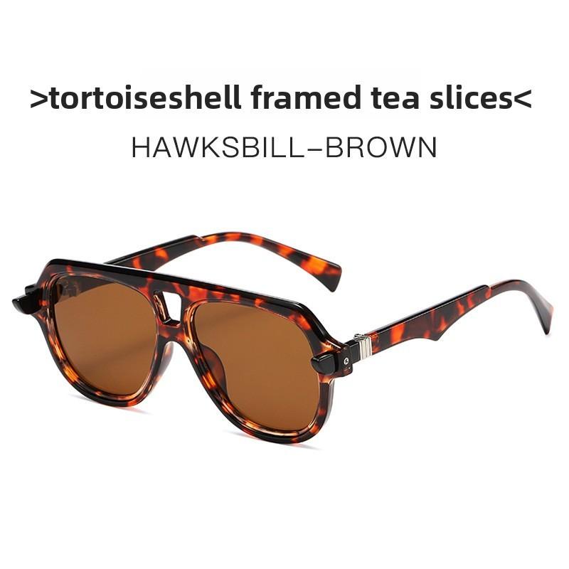 Euro Style Double Bridge Sunglasses With Pc Frame For Outdoor Sports And Fashion Accessories