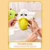 Plush Banana Toy Pendant Keychain Rhythm Piano Interactive Toy Creative Touch Doll Dual-Player Activity Friend/Party Toys