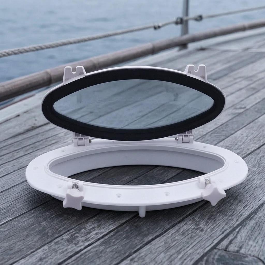 Marine Porthole Skylight Waterproof Portlight Weatherproof for Boats, Yachts