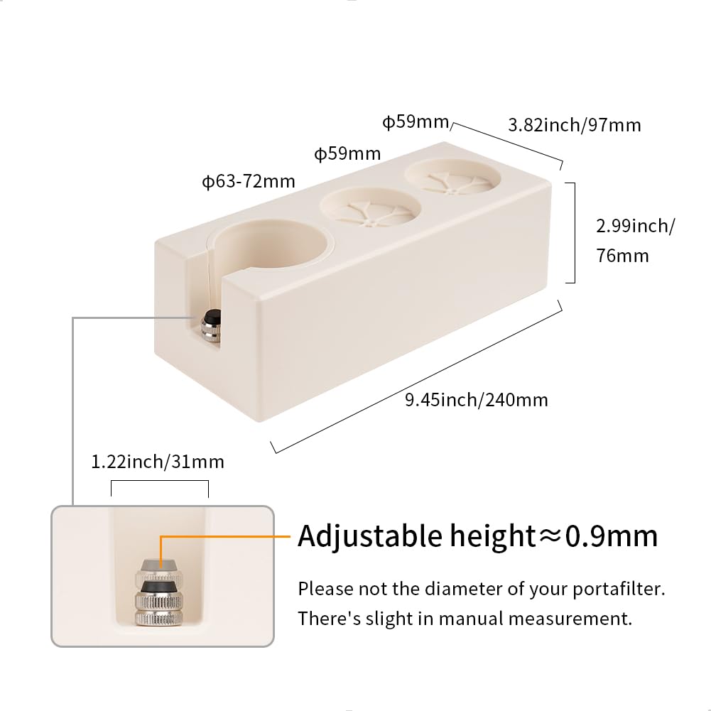 Watchget Tamper Stand, Tamping Stand, Espresso Tamper Mat, Coffee Tamper Mat, Espresso Tamping Station, Portafilter Holder, Tamping Station Base,