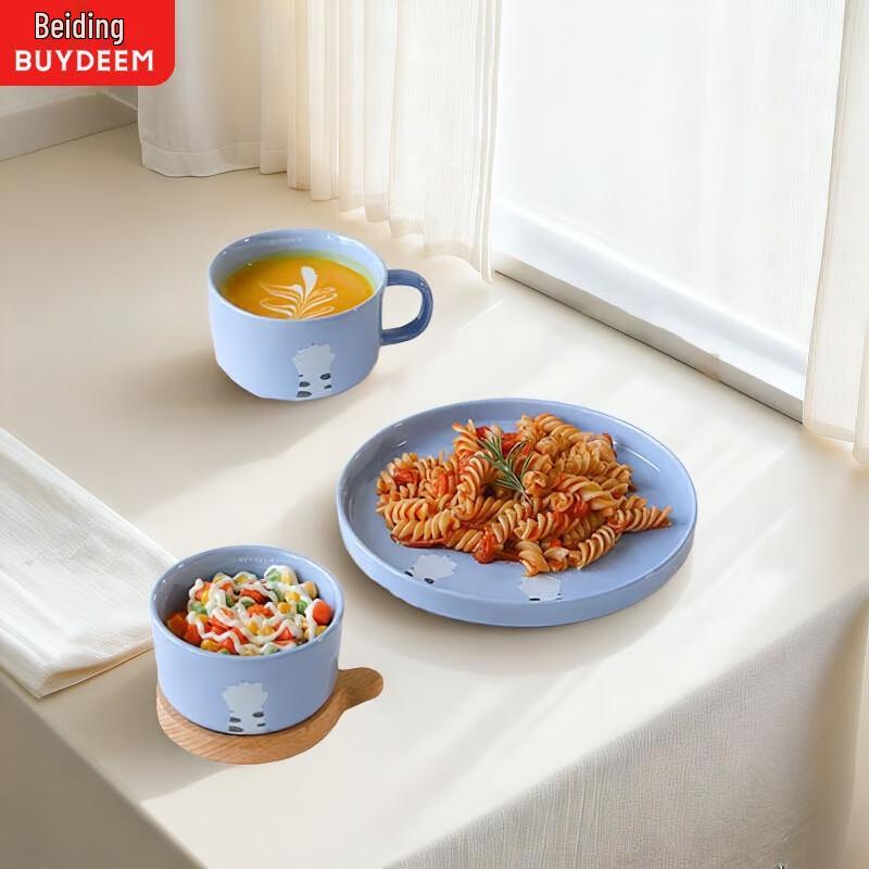 

Buydeem Ceramic Cat Paw Tableware Set