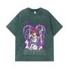 275 GSM Washed T-shirts 100% Cotton Seven Deadly Sins V5 Gowther Print Unisex Heavy Cotton T Shirt