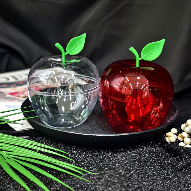 Holiday Party 6Pcs Red Candy Box Container Jars for Decoration and Storage Variety