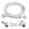 Washing Machine Water Inlet Hose Washer Pipe Tube Connector White Color   Length 2m